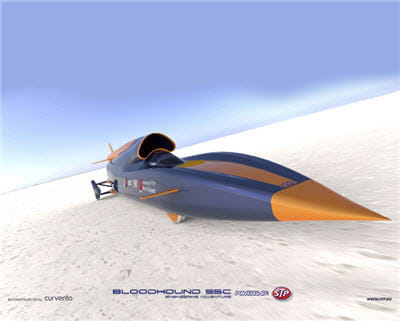 une voiture venue tout droit du futur.