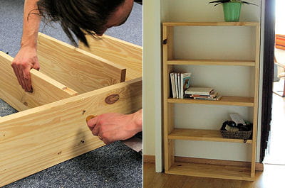 fabriquer une étagère sur mesure est à la portée de tous.