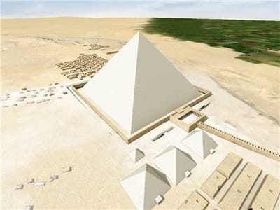 la pyramide de khéops est l'un des plus grands édifices construits par l'homme.