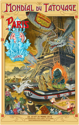 affiche mondial du tatouage