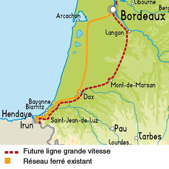 projet de ligne nouvelle bordeaux-espagne