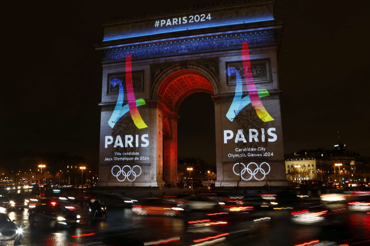 Paris s inspire de la Tour Eiffel pour le logo des JO 2024