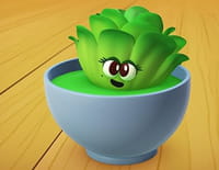 A table les enfants : La salade