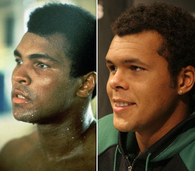 mohamed ali et jo-wilfried tsonga.