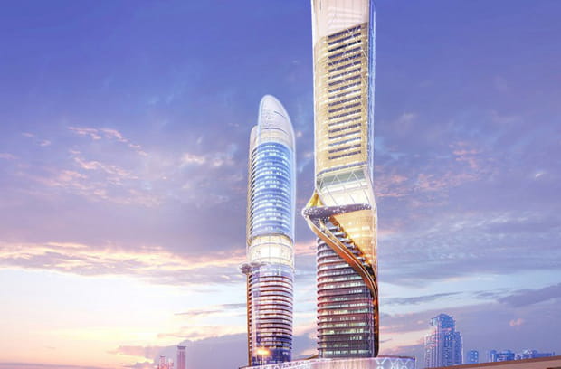 Deux tours pour un hôtel