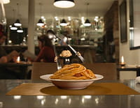 L'homme le plus petit du monde : Spaghettis