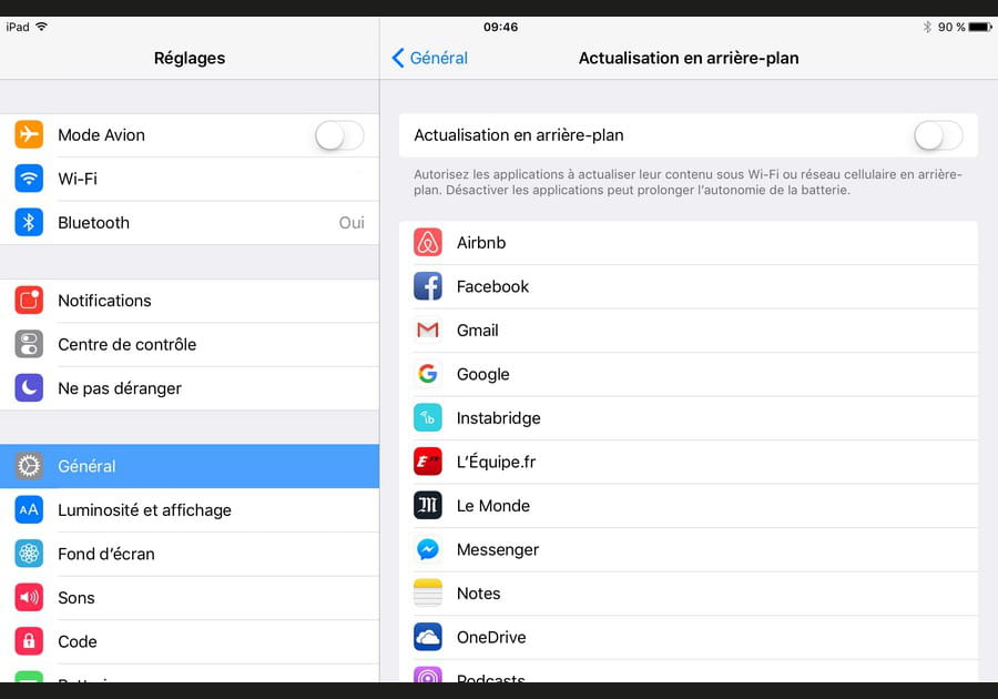 Arr&ecirc;tez les processus en arri&egrave;re-plan