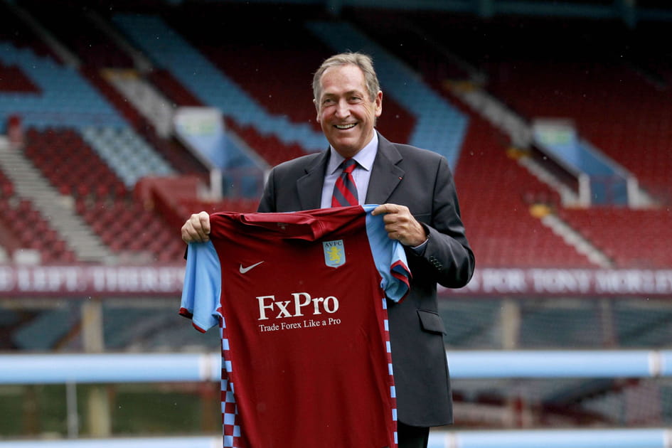 Une derni&egrave;re exp&eacute;rience de coach &agrave; Aston Villa