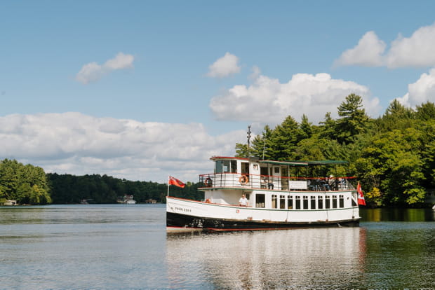 Muskoka lakes : voguer à bord du plus vieux bateau à vapeur d'Amérique du Nord