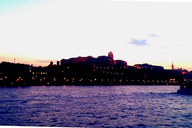 Coucher de soleil à Budapest