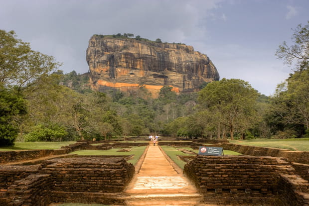 Le Rocher de Sigiriya au Sri Lanka