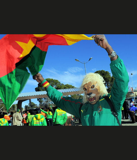 Un Lion indomptable camerounais