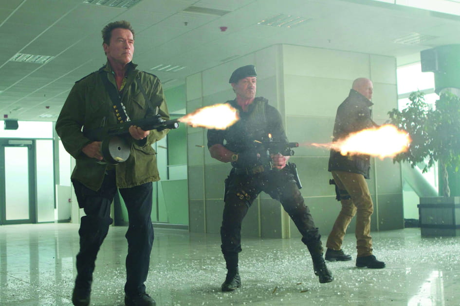 Il casse tout dans Expendables (2010) et ses suites