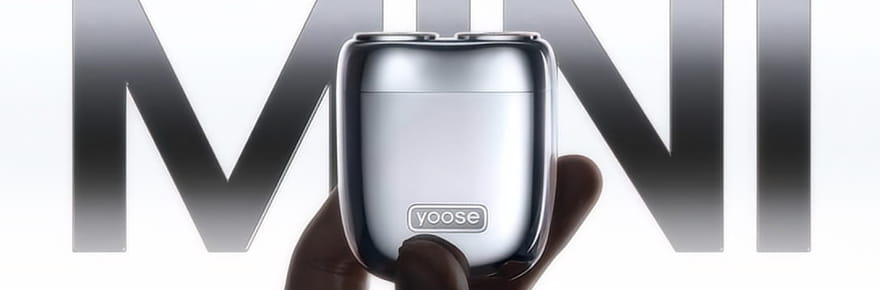 yoose arrive en France&nbsp;: le mini-rasoir qui tient dans la paume de la main