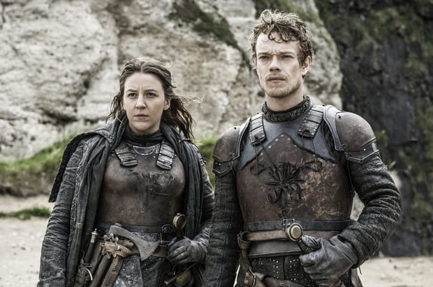 Theon et Yara Greyjoy en fuite