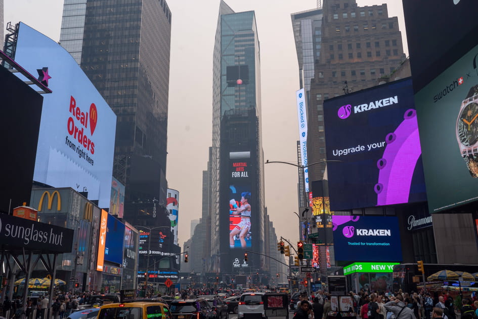Le ciel de Times Square