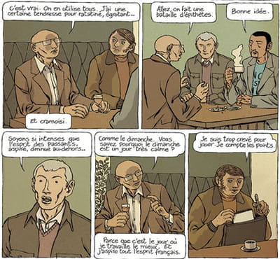 extrait de 'les plumes' aux éditions dargaud