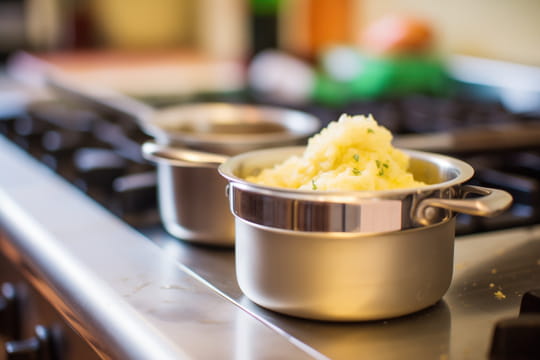 La pur&eacute;e de pommes de terre devient cr&eacute;meuse et plus lisse avec cette astuce simple, un vrai secret de chef