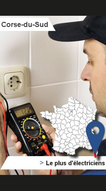 2A &ndash; Corse du sud&nbsp;: le&nbsp;plus d&rsquo;&eacute;lectriciens par&nbsp;habitant
