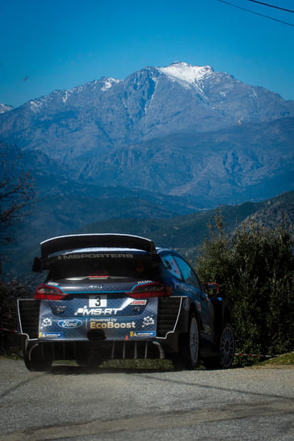 Suninen face à une montagne