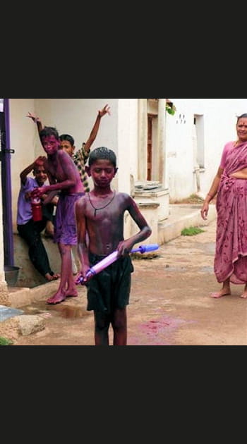 Holi, la f&ecirc;te des couleurs