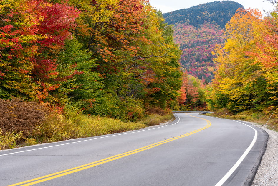 Un &eacute;t&eacute; indien en Nouvelle-Angleterre&nbsp;: rouler sur la Kancamagus Highway