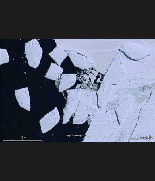 La banquise se fracture