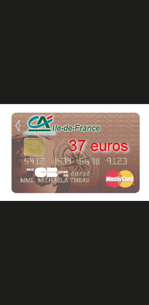 19e ex-aequo&nbsp;: Cr&eacute;dit agricole IDF avec&nbsp;une&nbsp;Mastercard &agrave; 37&nbsp;euros