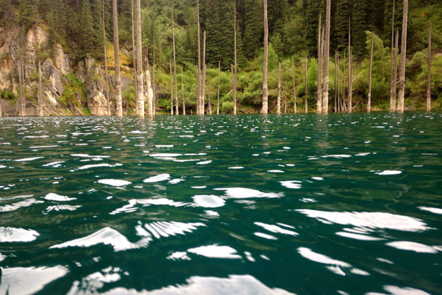 Le lac Kaindy au Kazakhstan