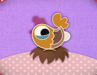 Le patchwork des animaux : Madame poule
