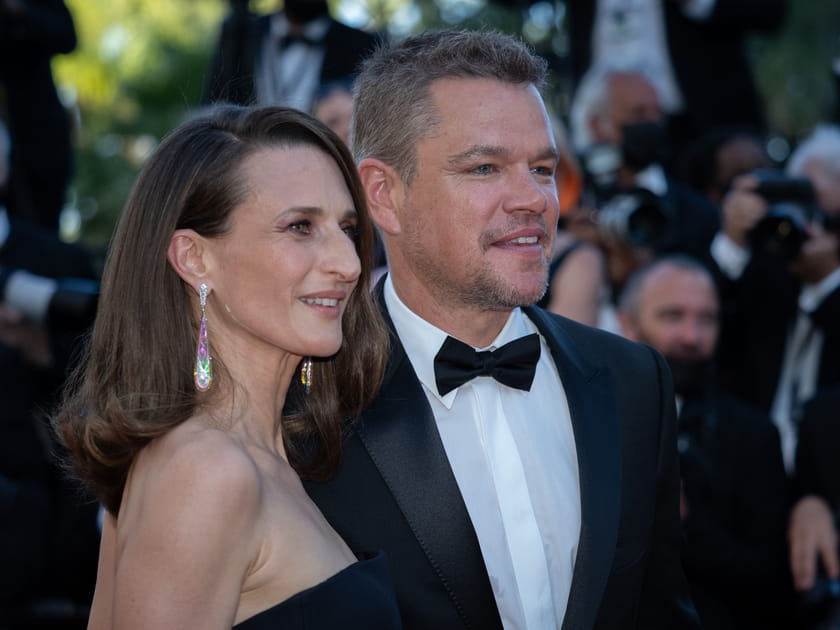 Matt Damon et Camille Cottin