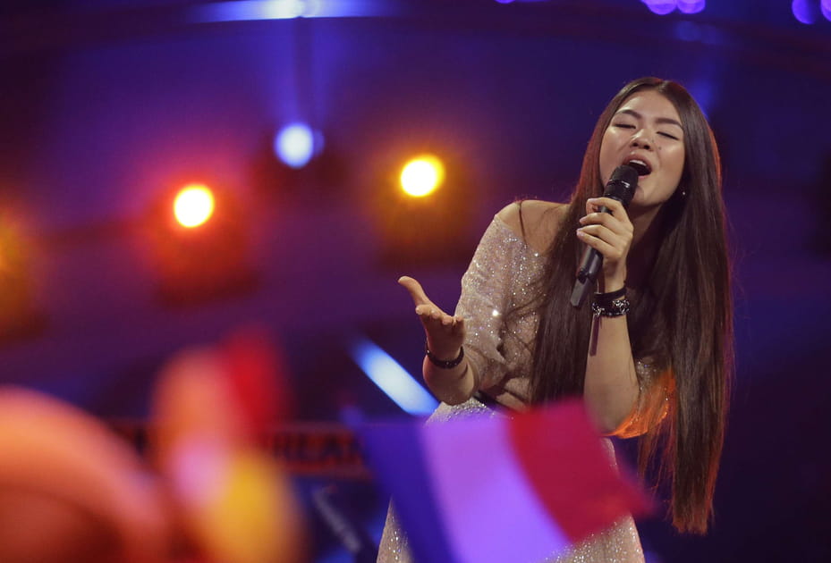 La gagnante de l'Eurovision junior sur sc&egrave;ne