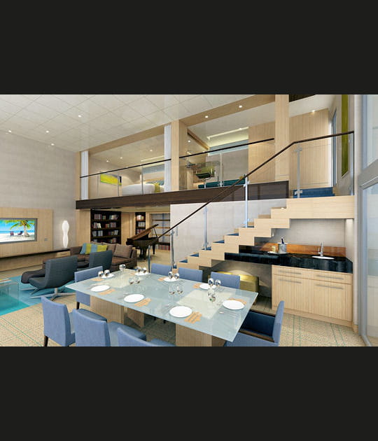 Des &quot;lofts suites&quot; dans le Oasis of the seas
