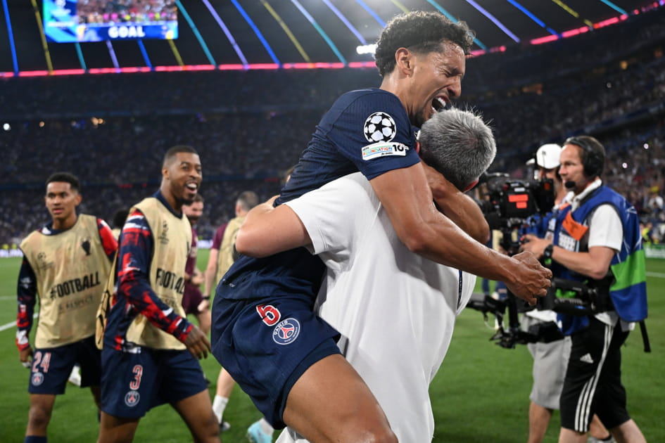 Les plus belles images de la finale PSG - Inter