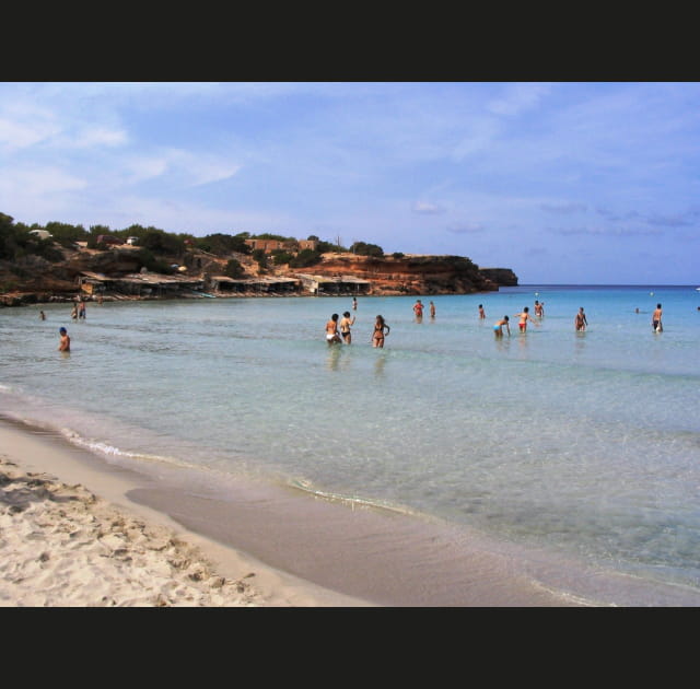 Cala Saona sur l'&icirc;le de Formentera