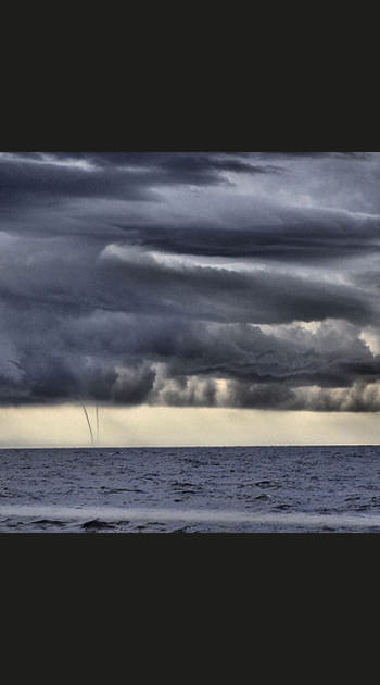 Tube ou trombe marine, une petite frayeur