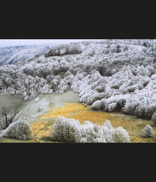Givre &agrave; Malatra dans le Vercors