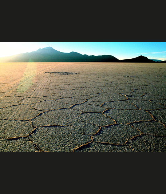 Sur le Salar de Uyuni