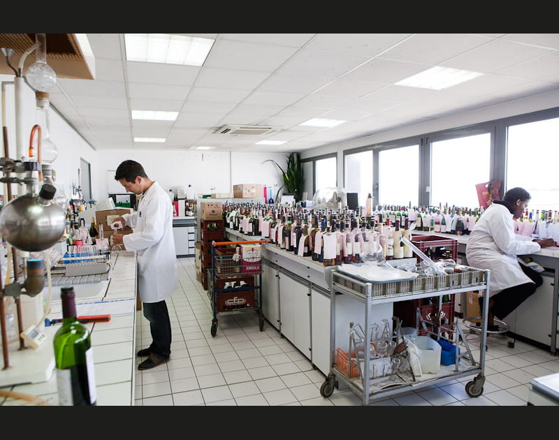 Des tests en laboratoire