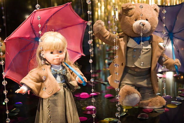 Des parapluies aux Galeries Lafayette