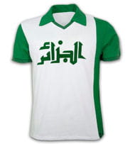maillot de l'algérie en 1982.