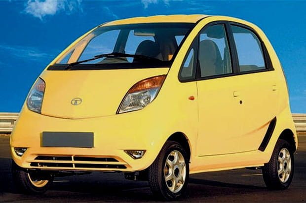 Les premières images de la Tata Nano, la voiture la moins chère du monde