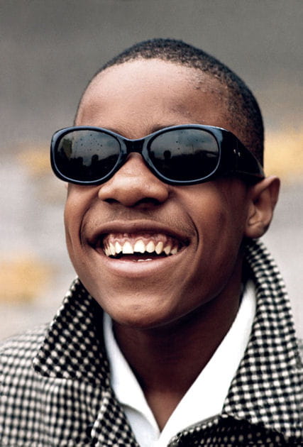 Stevie Wonder jeune &agrave; New York
