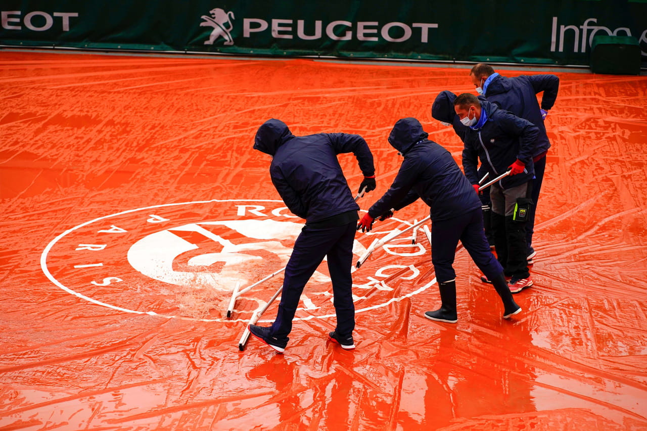 Météo à Roland Garros : de la pluie aujourd&#39;hui, les prévisions pour demain