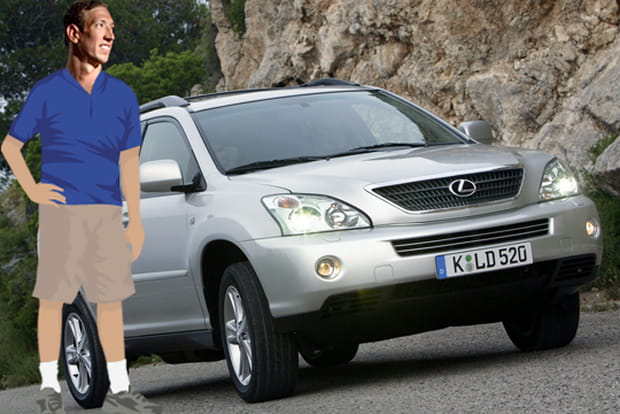Alain Bernard en Lexus RX 400-h