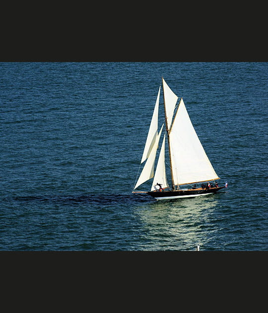 Le premier voilier d'Eric Tabarly