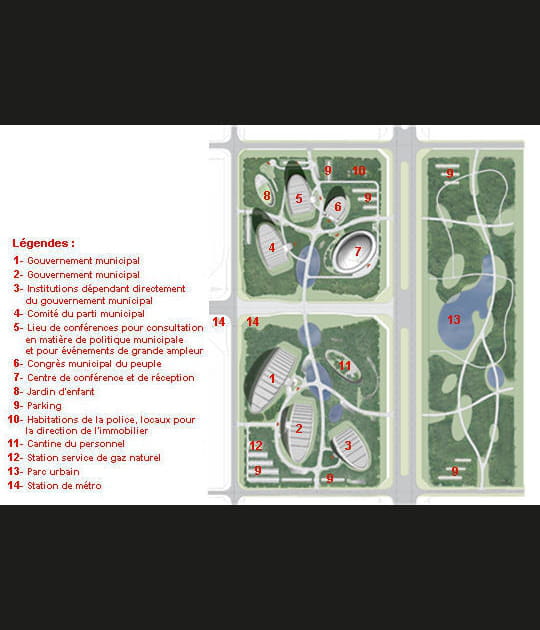 Plan du centre administratif