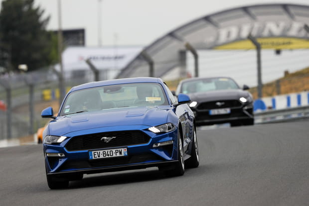 La nouvelle Mustang sur la piste du Mans