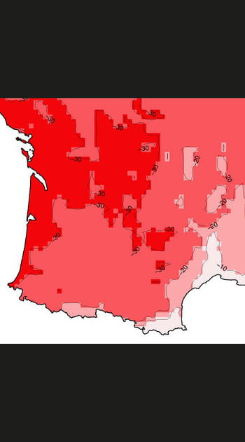Jours de pluie dans le sud-ouest