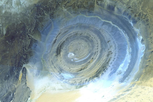 La structure de Richat en Mauritanie